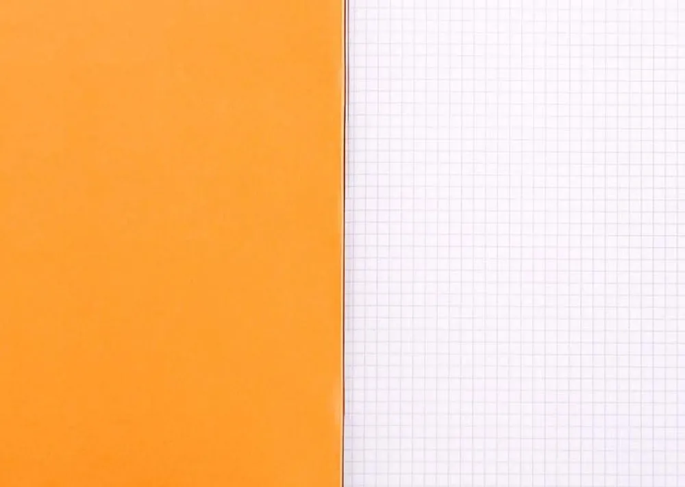Rhodia Notes - - w kratkę, pomarańczowy, A5, 80 g, 48 ark. > Zeszyty