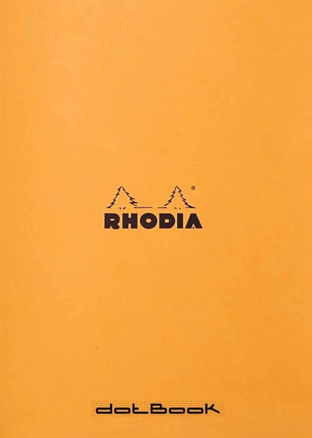 Rhodia Notes - - w kropki, pomarańczowy, A5, 80 g, 48 ark.