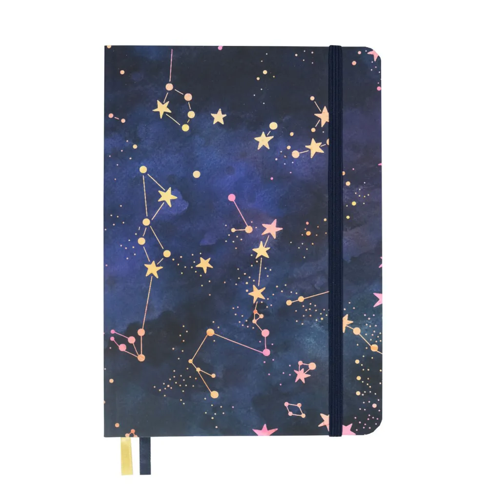 Devangari Notes Shimmering Stars B5 - - w kropki, miękka okładka, 120 g/m2 > Notatniki W Kropki