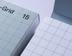 Gmund Notes w kratkę Off-The-Grid 15 - - Sky 100 g 200 ark.