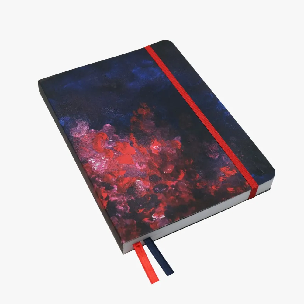 Devangari Notes w kropki Fire in the Night B5 - - miękka okładka, 120 g/m2 > Notatniki W Kropki