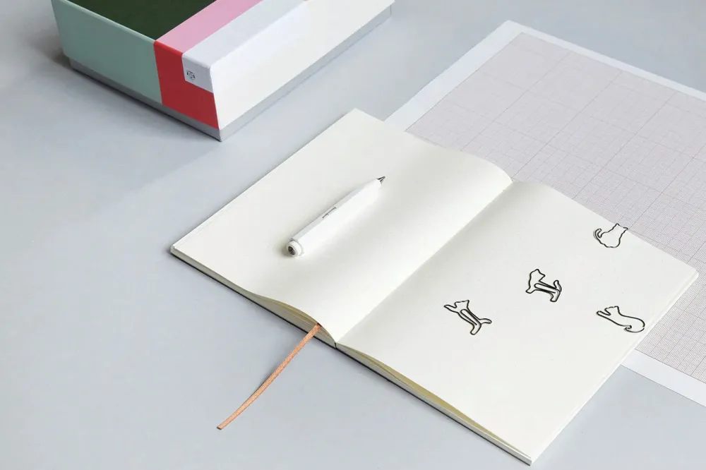 Papierniczeni Notes w kropki Klasyk - - Dynia 80 ark.