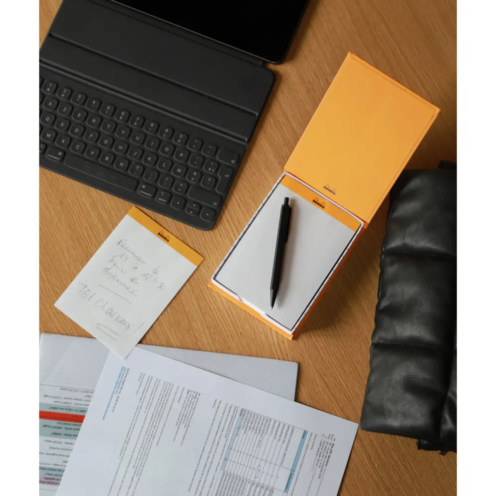 Rhodia Notes w pudełku Memo Pad No. 11 - - w kropki, A7, 80 g, 240 ark.