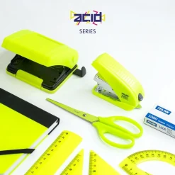 Milan Nożyczki biurowe Acid - - żółte neonowe, 17 cm > Nożyczki