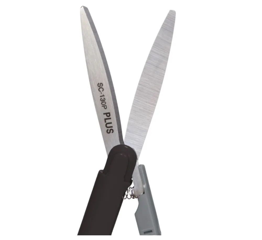 Plus Nożyczki kieszonkowe SC-130PF - - czarne 13,5 cm