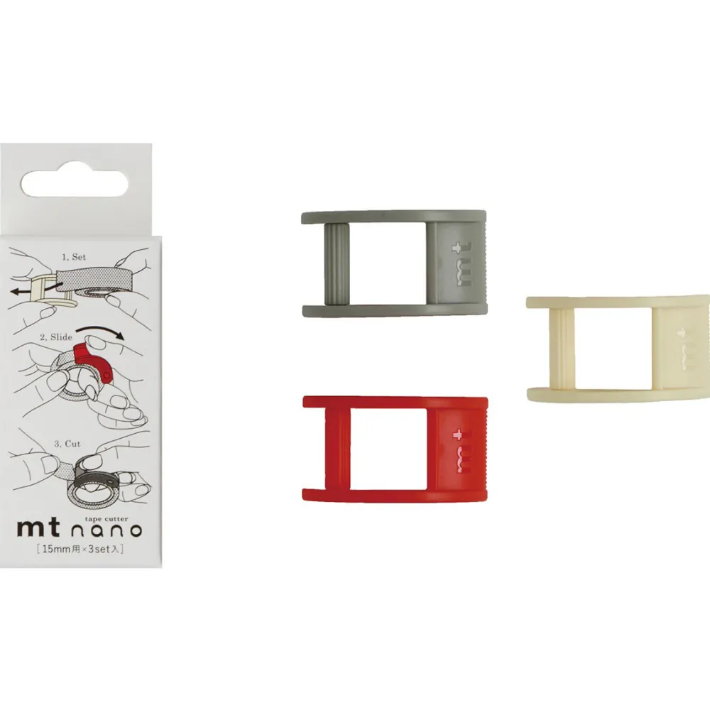 MT Masking Tape Obcinacze do taśm papierowych washi Nano - - 3 szt. > Dodatki Dekoracyjne
