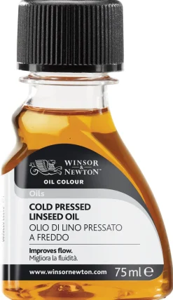 Winsor & Newton Olej lniany do farb olejnych Cold Pressed - - 75 ml