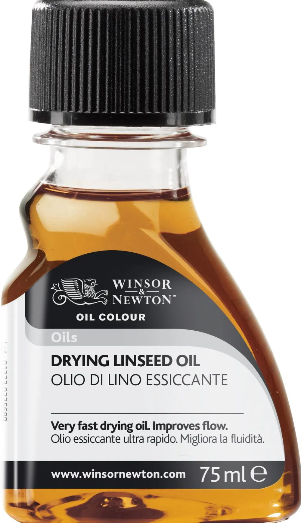 Winsor & Newton Olej lniany do farb olejnych Drying Linseed Oil - - 75 ml > Oleje|Media Do Farb Olejnych