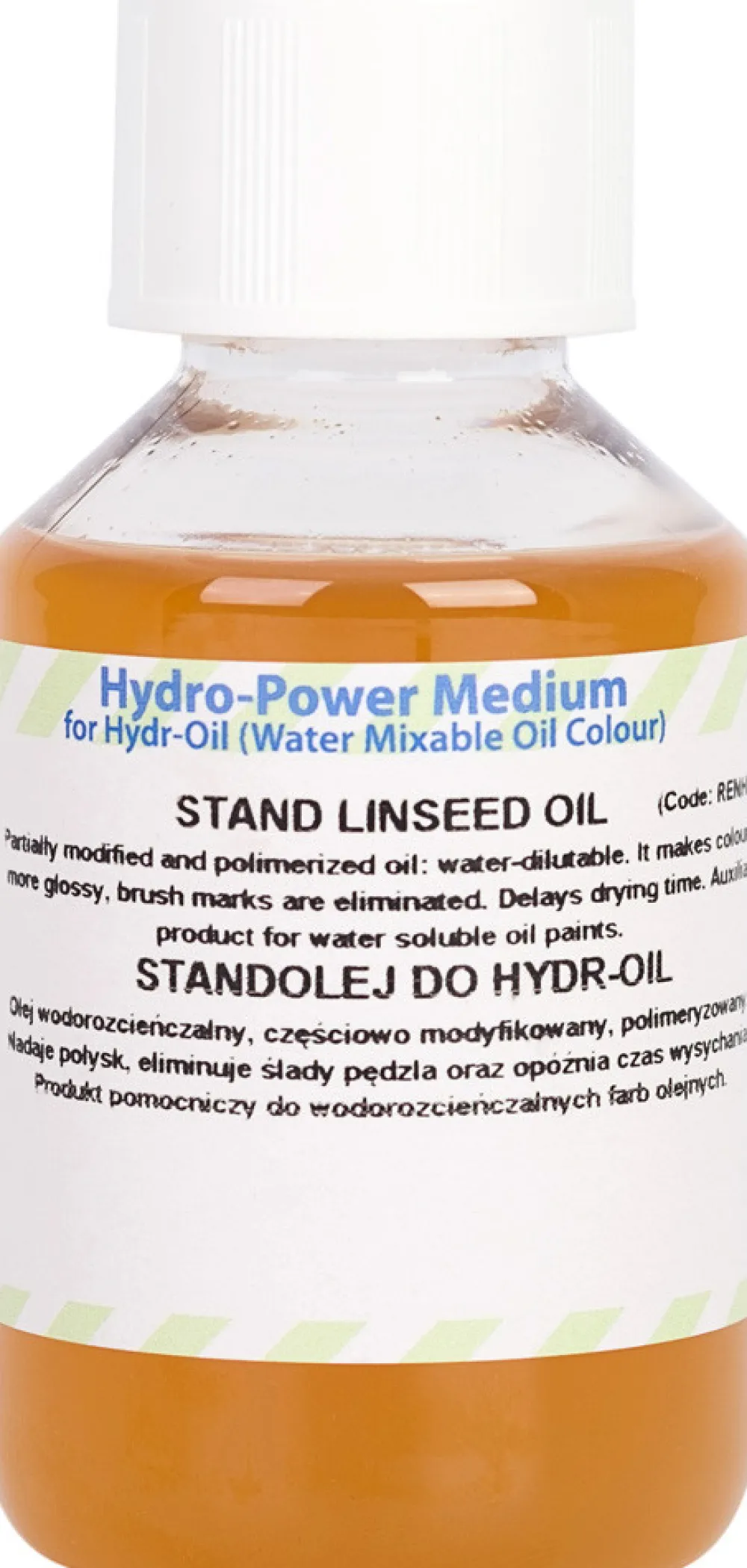 Renesans Olej lniany do farb olejnych Hydr-Oil, polimeryzowany - - 100 ml