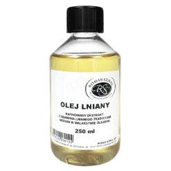 Roman Szmal Olej lniany do farb olejnych, rafinowany - - 250 ml > Oleje|Media Do Farb Olejnych