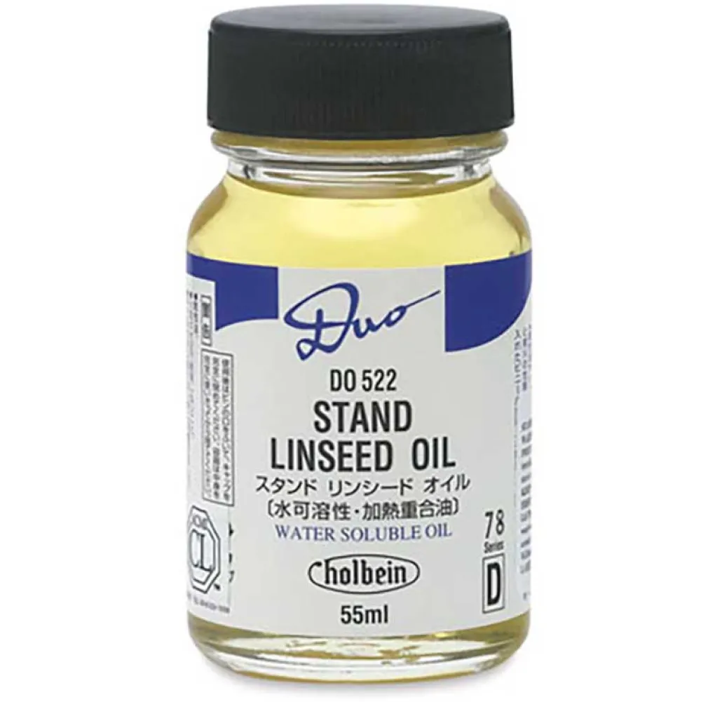 Holbein Olej lniany Stand do farb olejnych Duo Aqua Oil - - 55 ml > Oleje|Media Do Farb Olejnych