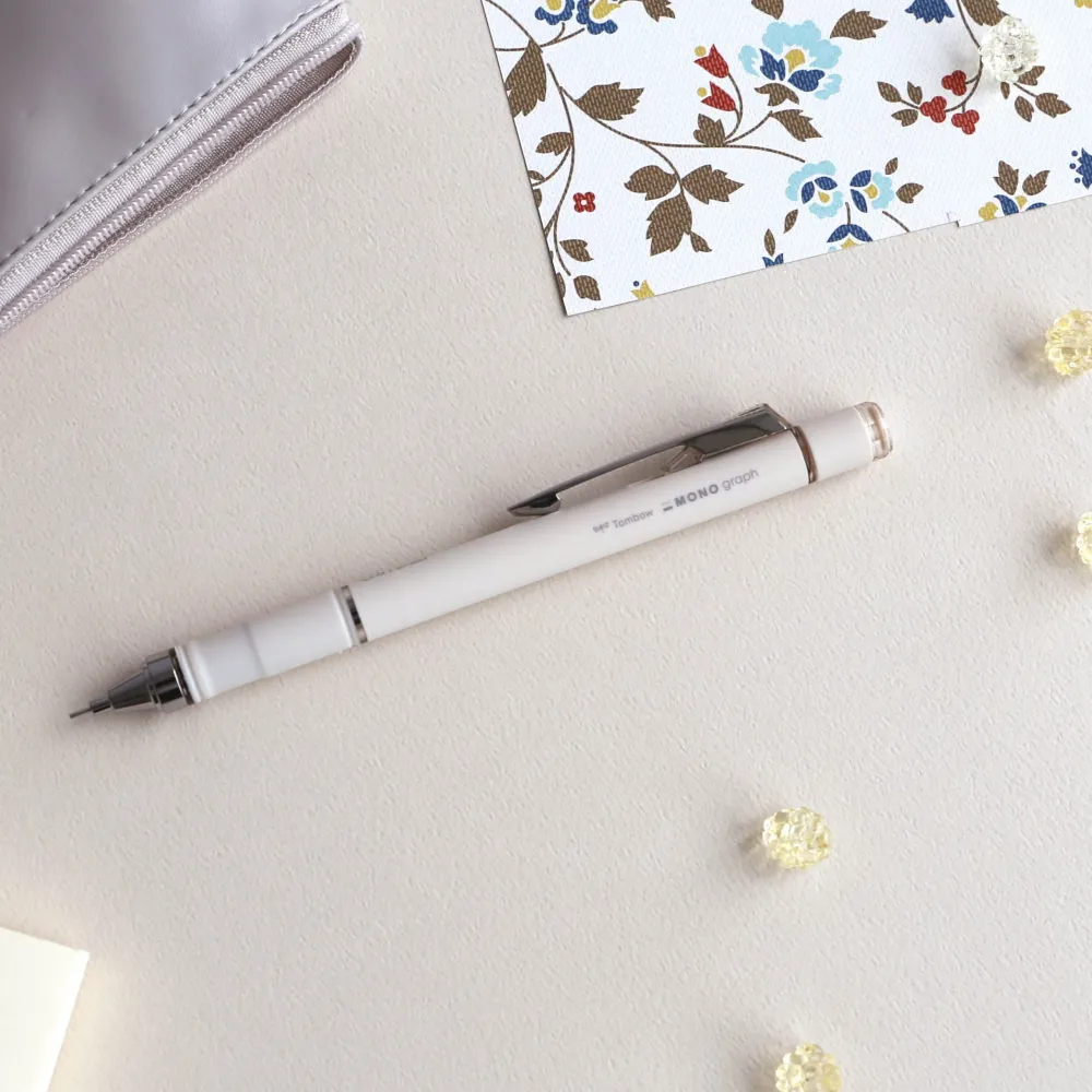 Tombow Ołówek automatyczny MONO Graph Grip 0,5 mm - - Ivory > Ołówki