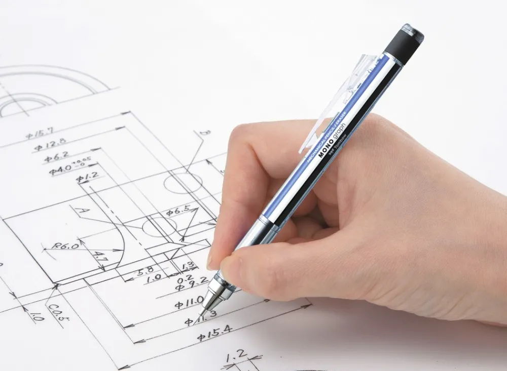 Tombow Ołówek automatyczny MONO Graph - - Blue, 0,5 mm > Ołówki