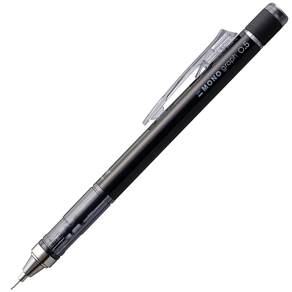 Tombow Ołówek automatyczny MONO Graph - - Black, 0,5 mm