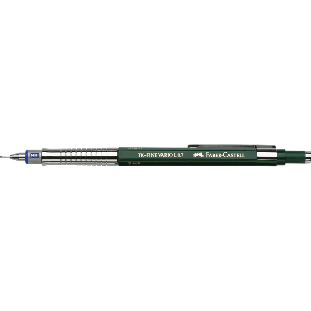 Faber-Castell Ołówek automatyczny TK-Fine Vario L - - Green, 0,7 mm, HB