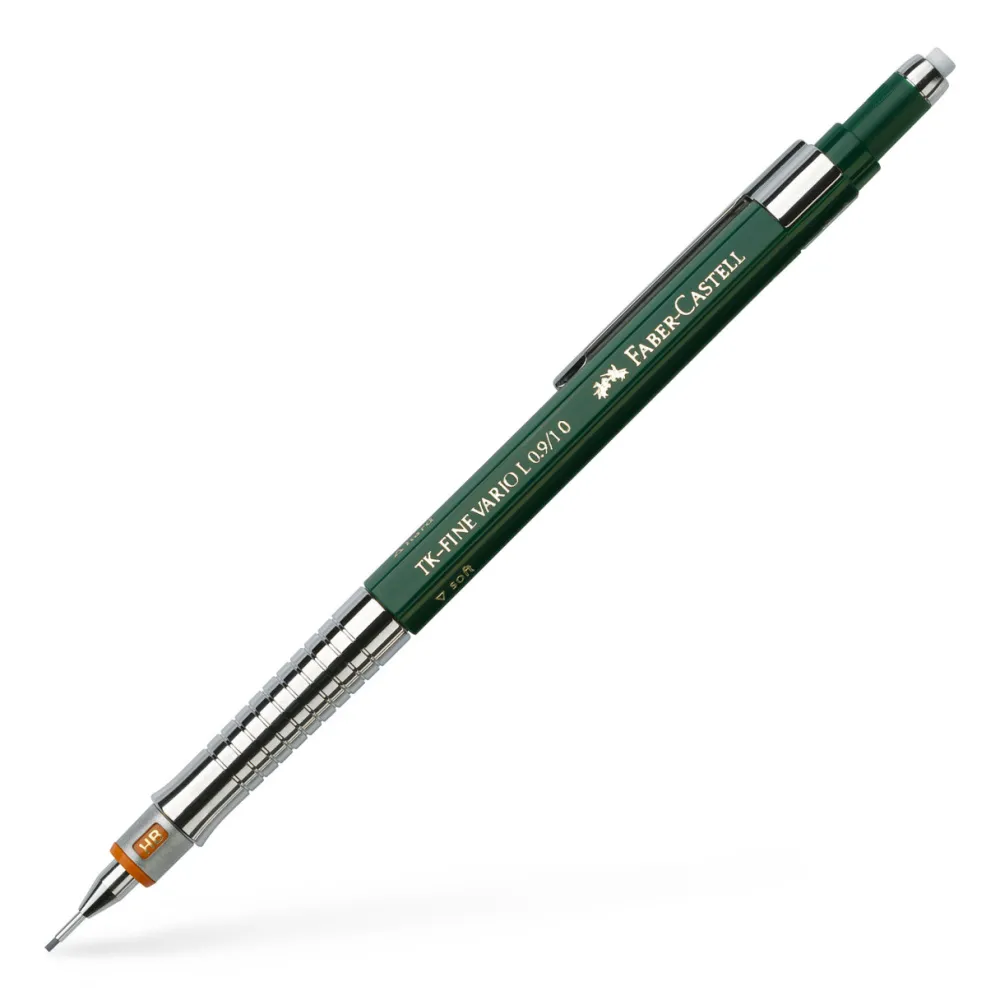 Faber-Castell Ołówek automatyczny TK-Fine Vario L - - Green, 0,7 mm, HB
