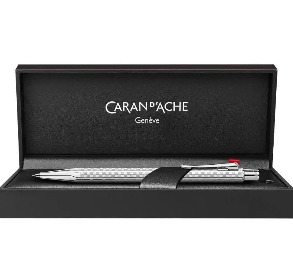 Caran d'Ache Ołówek Ecridor Damier w etui - - Platinum 0,7 mm