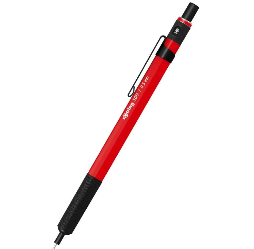 Rotring Ołówek grawitacyjny 500 - - Red 0,5 mm
