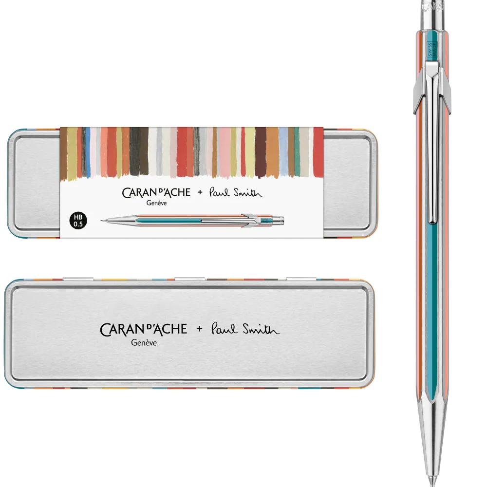 Caran d'Ache Ołówek mechaniczny 844 Special Edition Paul Smith - - Silver 0,5 mm > Ołówki