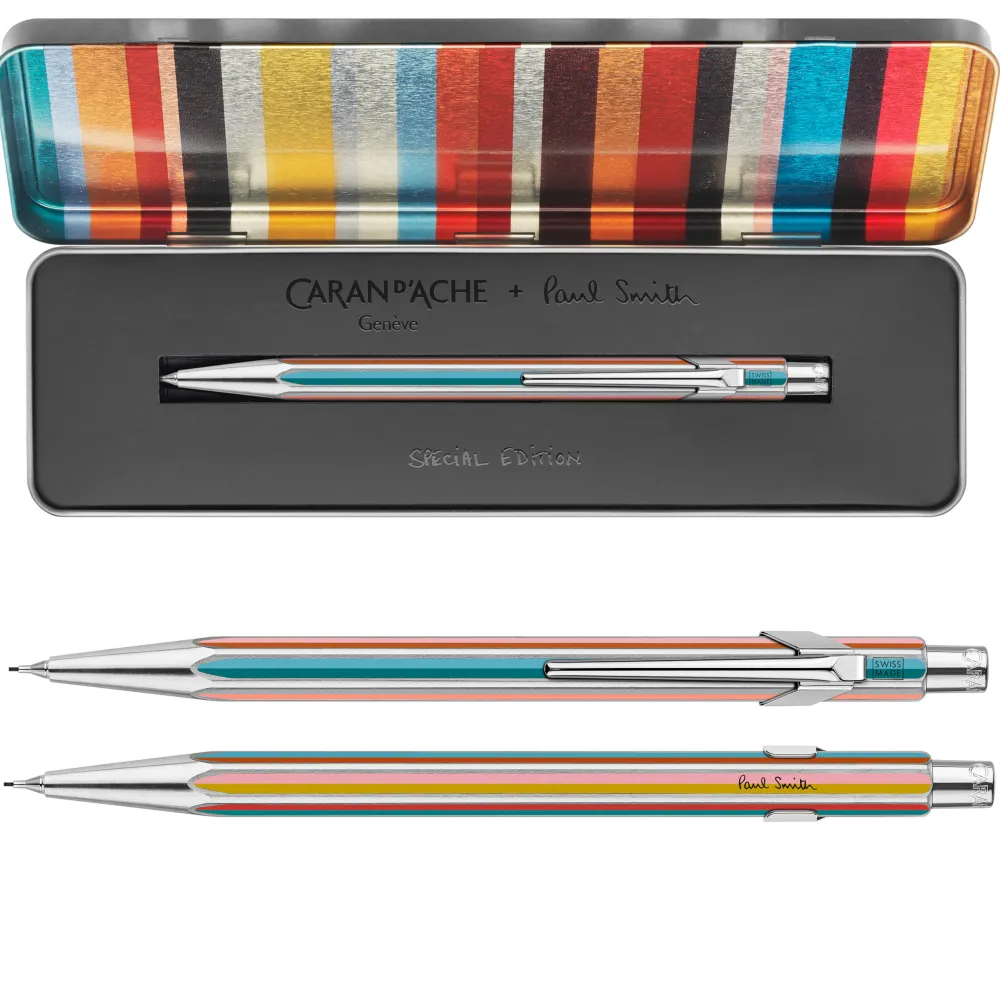Caran d'Ache Ołówek mechaniczny 844 Special Edition Paul Smith - - Silver 0,5 mm > Ołówki
