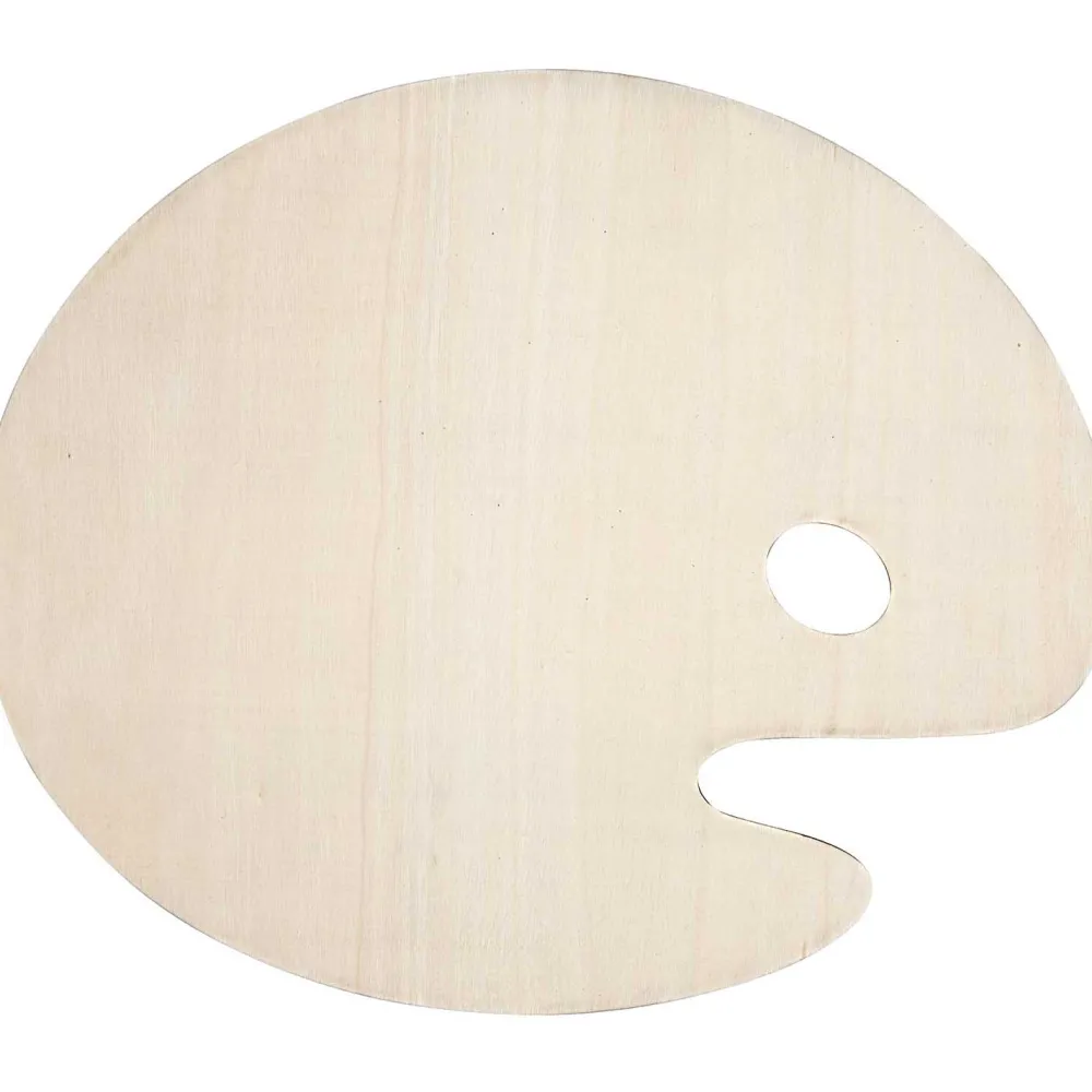 Rico Design Paleta malarska drewniana - - owalna 25 x 30 cm > Paletki Malarskie