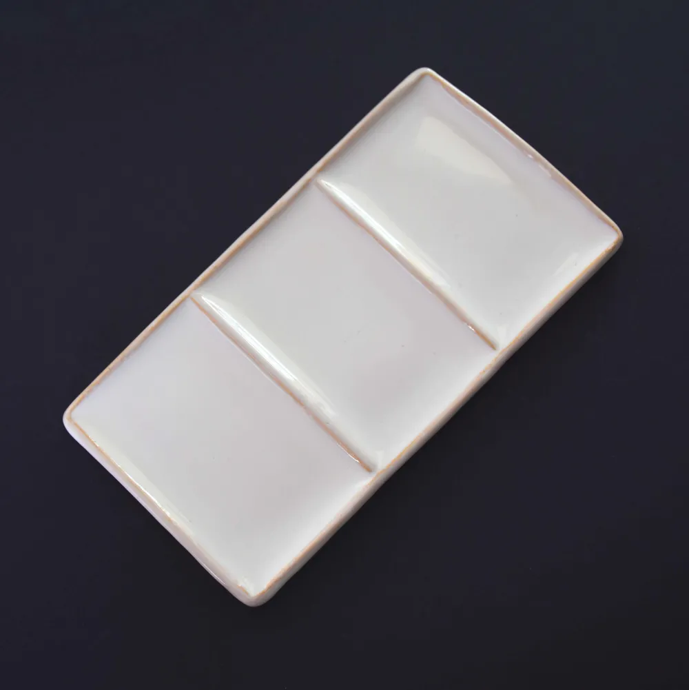 Renesans Paletka porcelanowa - - Prostokąt, 9 x 17,5 cm