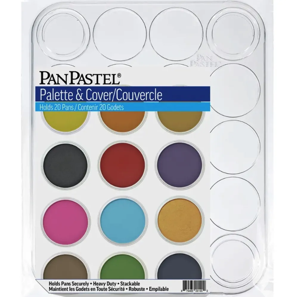 PanPastel Paletka z pokrywką do pasteli - 20 miejsc > Pastele