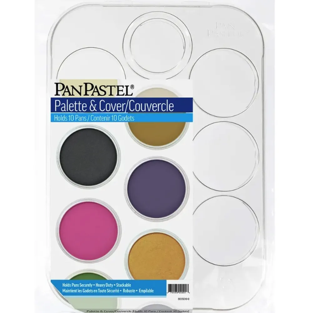 PanPastel Paletka z pokrywką do pasteli - 10 miejsc