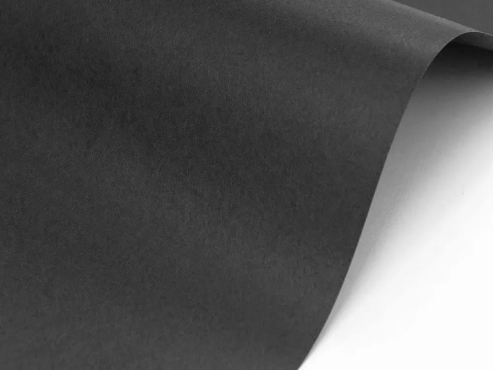 Favini Papier Burano 250g - Nero czarny A4
