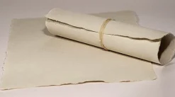 Kalander Papier czerpany - - cappuccino, len, A5 > Papiery Czerpane