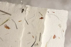 Kalander Papier czerpany - - cebula i trawa, gładki, A4 ><noscript><img width=
