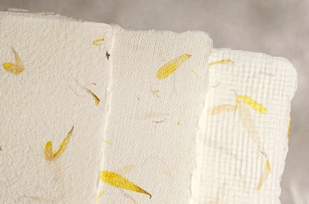 Kalander Papier czerpany - - nagietek, gładki, A5 > Papiery Czerpane