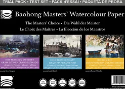 Baohong Papier do akwareli Master's Trial Pack 28 x 38 cm - - 300 g 9 ark. > Papier Do Akwareli