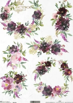 ITD Collection Papier do decoupage A4 - - ryżowy, R1751