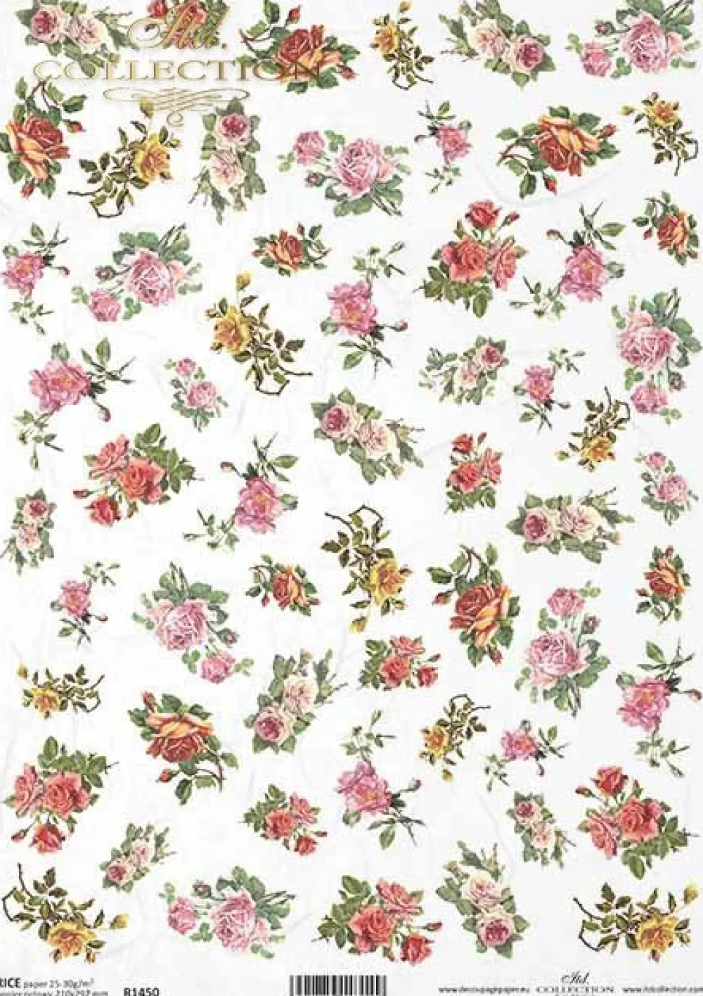 ITD Collection Papier do decoupage A4 - - ryżowy, R667 > Papiery Do Decoupage