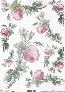 ITD Collection Papier do decoupage A4 - - ryżowy, R2323 > Papiery Do Decoupage