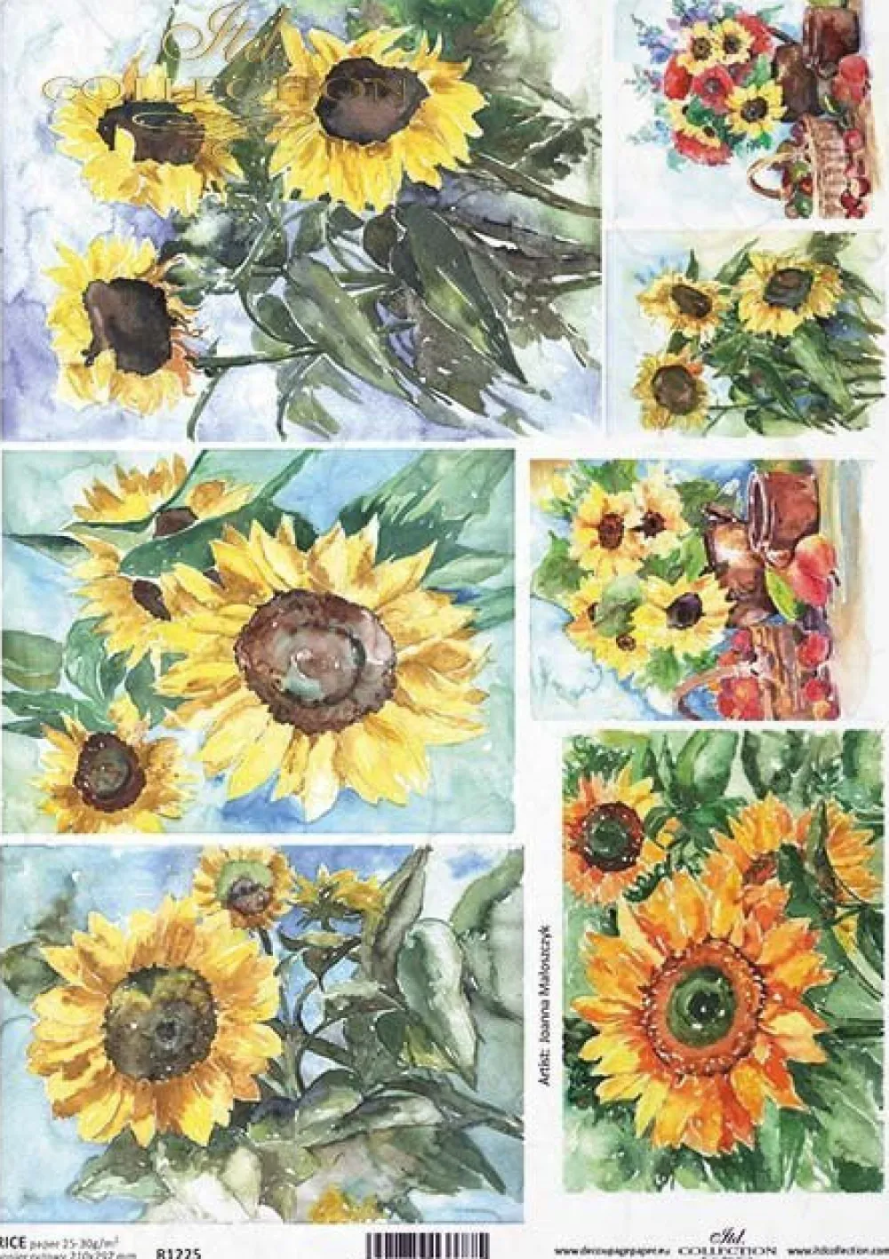 ITD Collection Papier do decoupage A4 - - ryżowy, R1225