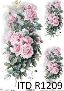 ITD Collection Papier do decoupage A4 - - ryżowy, R1209