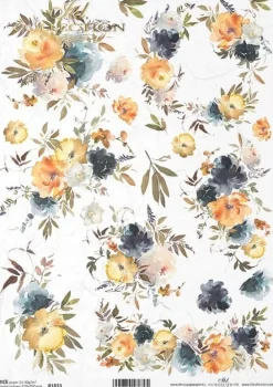 ITD Collection Papier do decoupage A4 - - ryżowy, R1207 > Papiery Do Decoupage