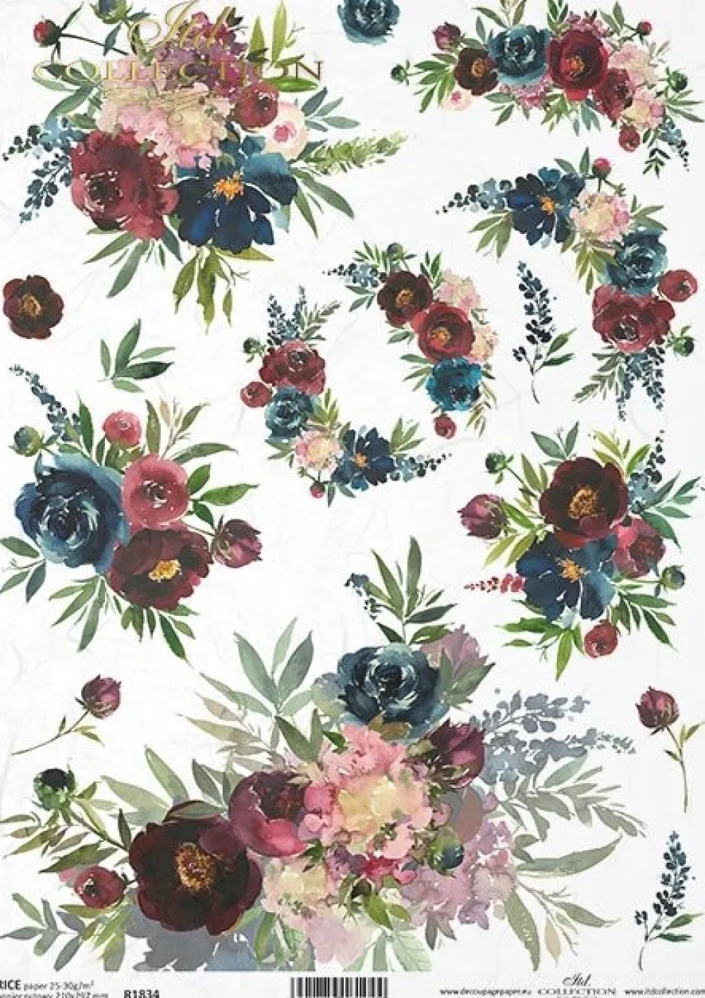 ITD Collection Papier do decoupage A4 - - ryżowy, R1834