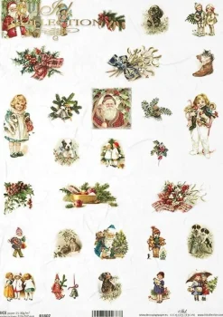 ITD Collection Papier do decoupage A4 - - ryżowy, R1746 > Papiery Do Decoupage