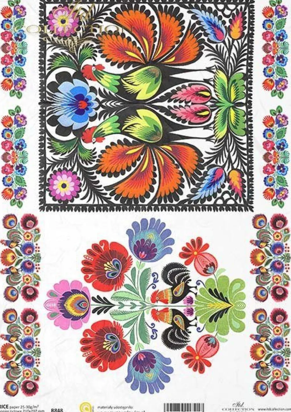 ITD Collection Papier do decoupage A4 - - ryżowy, R848