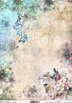 ITD Collection Papier do decoupage A4 - - ryżowy, R1386