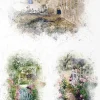 ITD Collection Papier do decoupage A4 - - ryżowy, R1601
