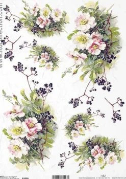 ITD Collection Papier do decoupage A4 - - ryżowy, R1099