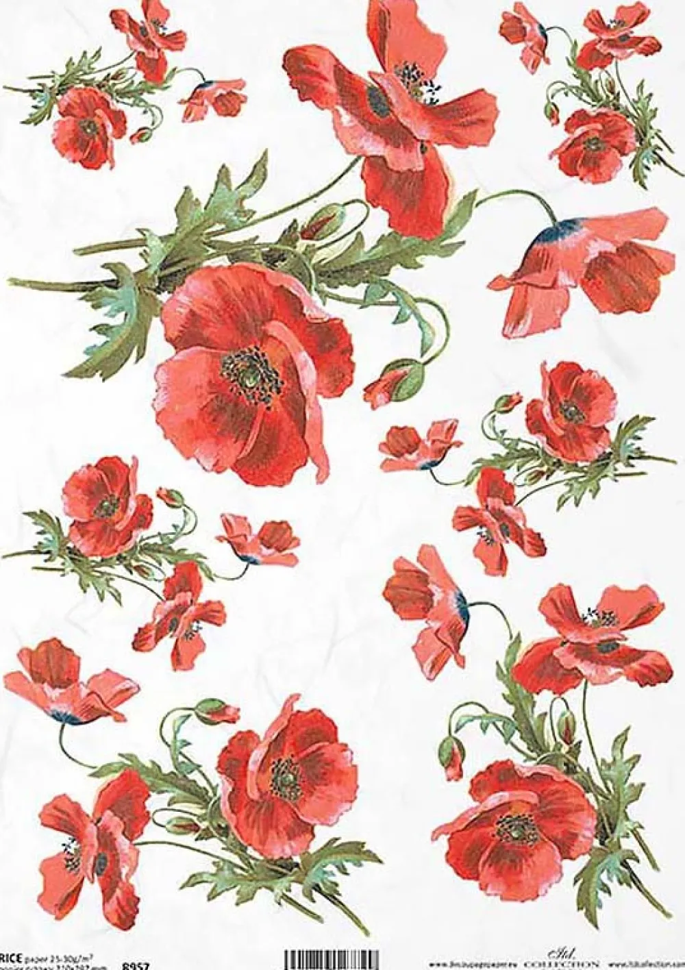 ITD Collection Papier do decoupage A4 - - ryżowy, R957