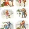 ITD Collection Papier do decoupage A4 - - ryżowy, R1001