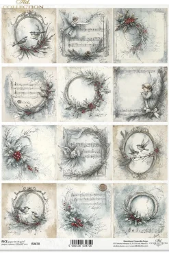 ITD Collection Papier do decoupage A4 - - ryżowy R2670