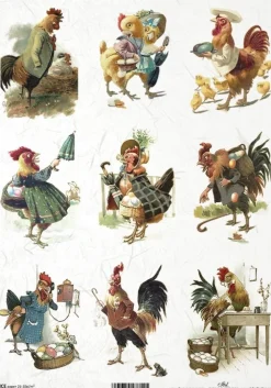 ITD Collection Papier do decoupage A4 - - ryżowy, R2168 > Papiery Do Decoupage