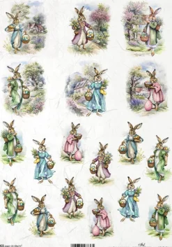 ITD Collection Papier do decoupage A4 - - ryżowy, R2366 > Papiery Do Decoupage